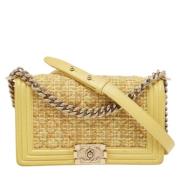 Chanel Vintage Pre-owned Laeder chanel-vskor Yellow, Dam