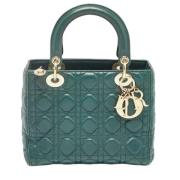 Dior Vintage Pre-owned Laeder totevskor Green, Dam