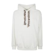 Family First Symbol Vit Hoodie White, Herr