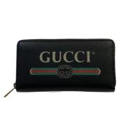 Gucci Vintage Pre-owned Laeder plnbcker Black, Dam