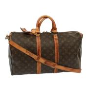 Louis Vuitton Vintage Pre-owned Canvas resvskor Brown, Dam