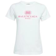 Balenciaga Vintage Pre-owned Tyg toppar White, Dam