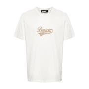 Barrow Off White Jersey T-Shirt White, Herr