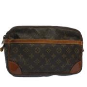 Louis Vuitton Vintage Pre-owned Canvas kuvertvskor Brown, Dam