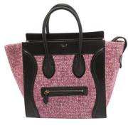 Celine Vintage Pre-owned Tyg totevskor Pink, Dam