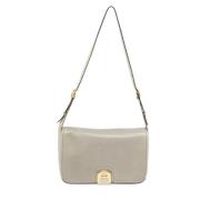 Fendi Vintage Pre-owned Laeder axelremsvskor Gray, Dam