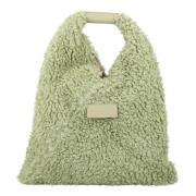 MM6 Maison Margiela Shearling Handväska Reseda Green, Dam