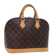 Louis Vuitton Vintage Pre-owned Canvas handvskor Brown, Dam