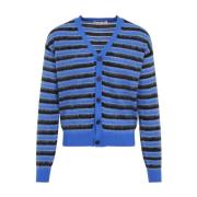 Marni Blå Cardigan Tröja Blue, Herr