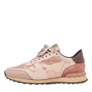 Valentino Vintage Pre-owned Canvas sneakers Pink, Dam