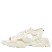 Dior Vintage Pre-owned Canvas sandaler White, Dam