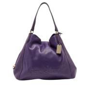 Coach Pre-owned Pre-owned Laeder axelremsvskor Purple, Dam