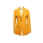 Oscar De La Renta Pre-owned Pre-owned Ylle ytterklder Yellow, Dam