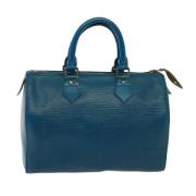 Louis Vuitton Vintage Pre-owned Laeder handvskor Blue, Dam