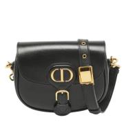 Dior Vintage Pre-owned Laeder axelremsvskor Black, Dam