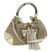 Gucci Vintage Pre-owned Canvas gucci-vskor Beige, Dam