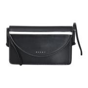 Marni Svart Dam Pochette med Blank Finish Black, Dam