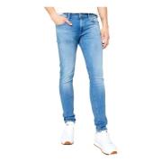 Jack & Jones Liam Skinny Jeans Blue, Herr