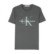 Calvin Klein Jeans Grå T-shirts och Polos Gray, Herr