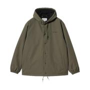 Carhartt Wip Grön Hooded Coach Jacka Green, Herr