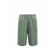 Carhartt Wip Cargo Nylon Shorts med Logo Patch Green, Herr