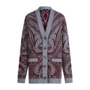 Etro Stilfull Damstickad Kollektion Multicolor, Dam