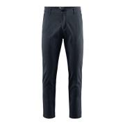 BomBoogie Stretch Bomull Gabardine Chino Byxor Blue, Herr