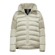 BomBoogie Bruges Jacket - A-Linje Kort Dunjacka Gray, Dam