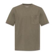 Officine Générale T-shirt med ficka Green, Herr