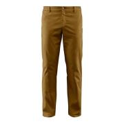 BomBoogie Bekväma Sit Stretch Bomull Chino Byxor Brown, Herr