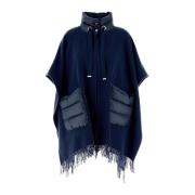 Herno Varm Poncho Jacka Blue, Dam