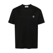 Stone Island Svarta T-shirts & Polos för män Black, Herr