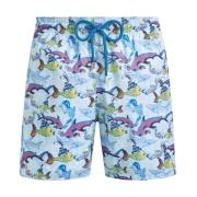 Vilebrequin Herr Fransk Historia Badshorts Multicolor, Herr