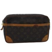 Louis Vuitton Vintage Pre-owned Canvas kuvertvskor Brown, Dam