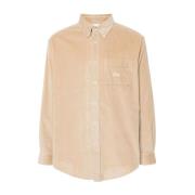 Drole de Monsieur Beige Skjortor Aw24 Beige, Herr