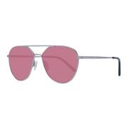 Serengeti Fotochromatic Aviator Solglasögon Silver Unisex Gray, Unisex