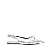 Givenchy Voyou Slingback Ballerinas Gray, Dam