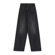 Golden Goose Jeans med darts Gray, Dam