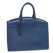 Louis Vuitton Vintage Pre-owned Laeder handvskor Blue, Dam