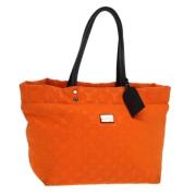 Louis Vuitton Vintage Pre-owned Nylon totevskor Orange, Dam