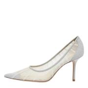 Jimmy Choo Pre-owned Pre-owned Tyll klackskor White, Dam