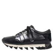 Dolce & Gabbana Pre-owned Pre-owned Laeder sneakers Black, Herr