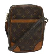 Louis Vuitton Vintage Pre-owned Canvas axelremsvskor Brown, Dam