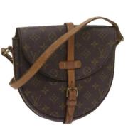 Louis Vuitton Vintage Pre-owned Canvas axelremsvskor Brown, Dam