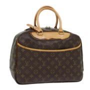 Louis Vuitton Vintage Pre-owned Canvas handvskor Brown, Dam