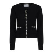 Kaos Svarta Sweaters Kollektion Black, Dam