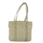 Prada Vintage Pre-owned Nylon totevskor Beige, Dam