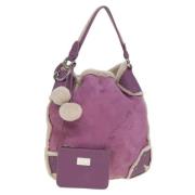 Bally Pre-owned Pre-owned Bomull handvskor Purple, Dam