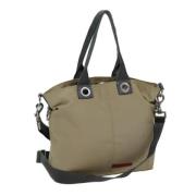 Prada Vintage Pre-owned Canvas totevskor Beige, Dam