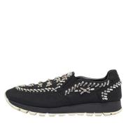 Prada Vintage Pre-owned Canvas sneakers Black, Dam